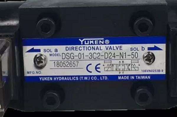 YUKEN油研電磁閥T-DSG-03-3C4-D24-5040，S-DSG-03-3C4-D24-N1-50