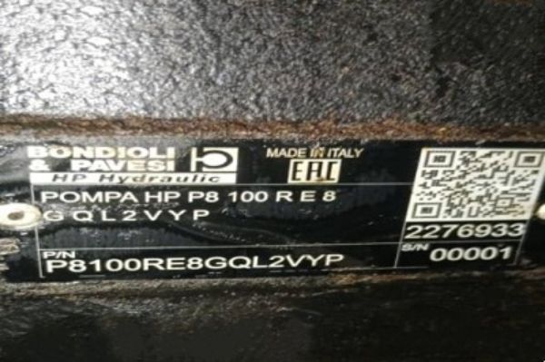 Bondioli＆Pavesi齒輪泵P8100RE8GQL2VYP性能參數(shù)，應(yīng)用說明